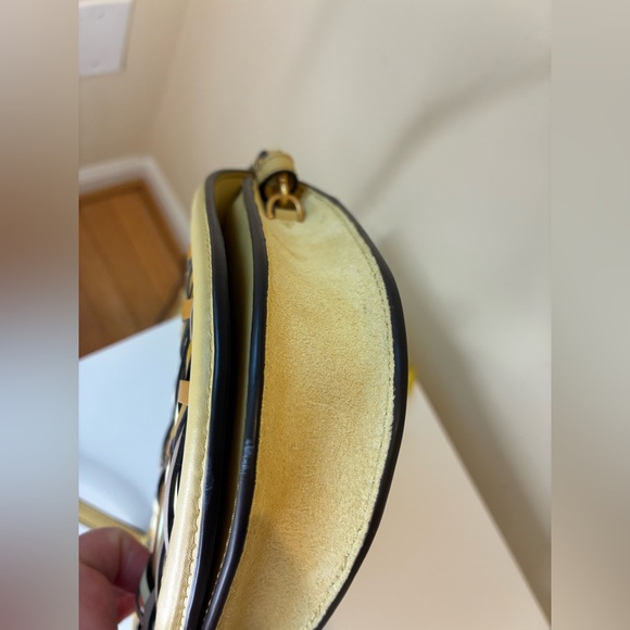 Tory Burch Miller Basketweave Leather Convertible Clutch - Picture 8 of 8